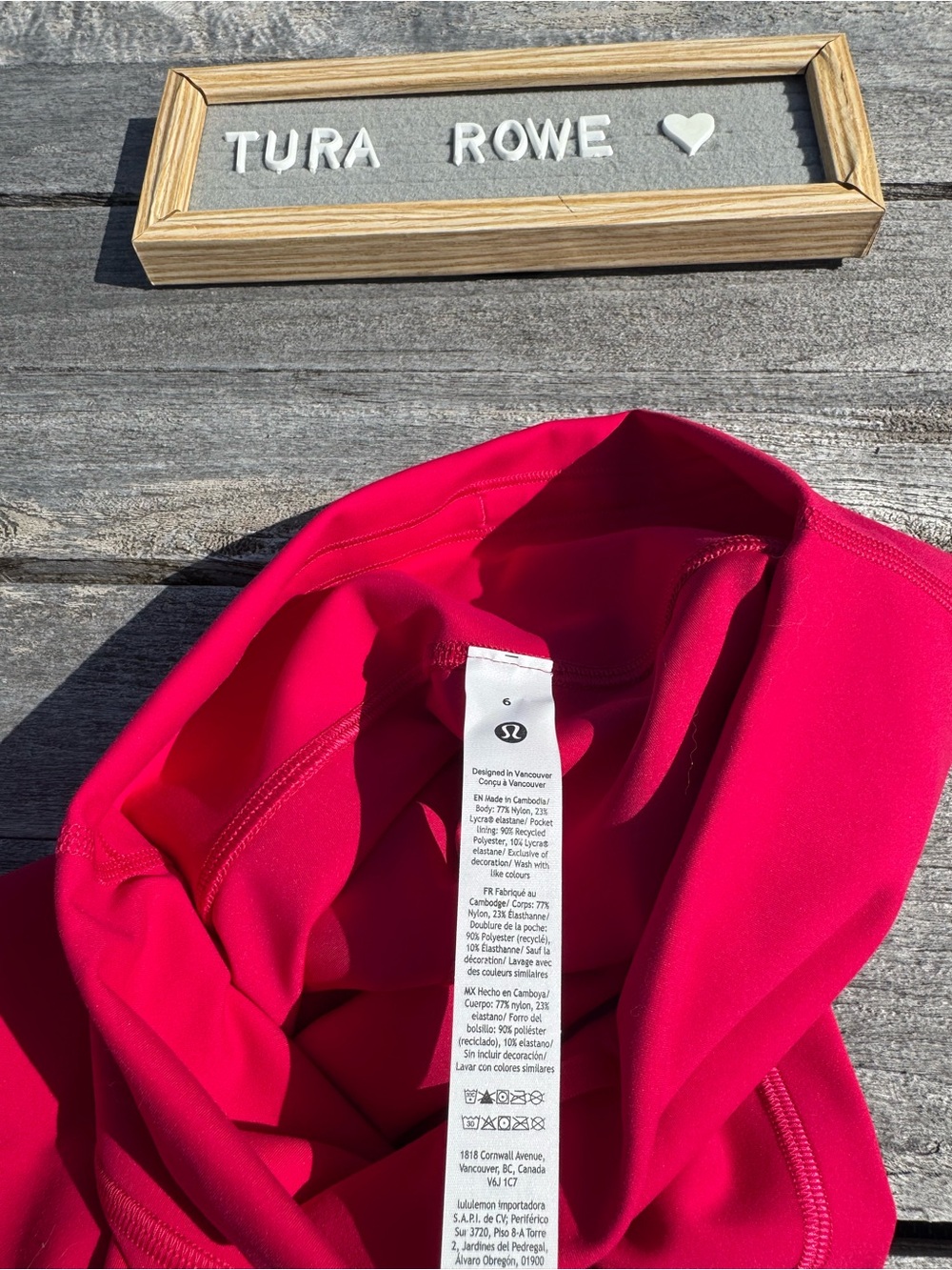 Lululemon Wunder Train No Line High-Rise Short 6" Mulberry Spark SIZE 6 NWT ๐ - Picture 5 of 8